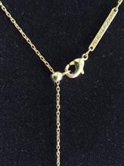 Moonstone Stone Necklace 10K Yellow Gold 3.79g